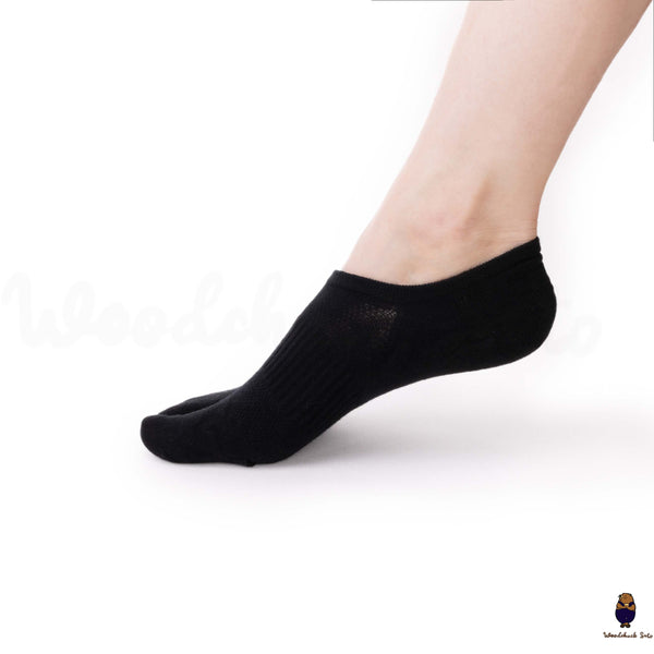 Calzini Tabi invisibili invisibili in cotone unisex, calzini con punta divisa adatti per la taglia 39-45