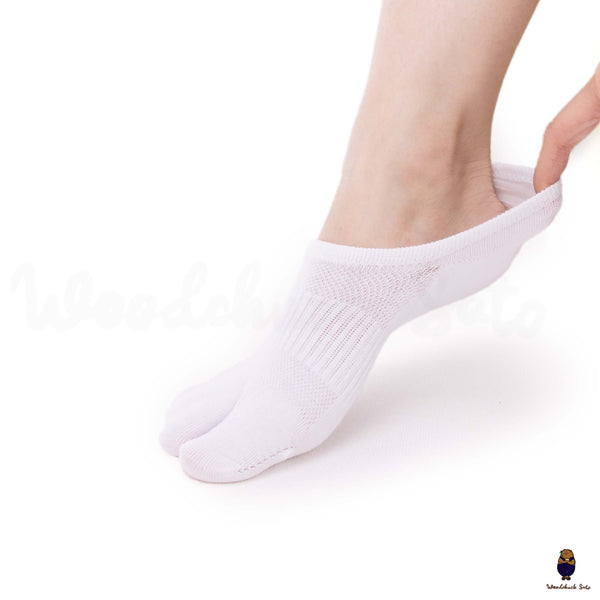 Calcetines tabi invisibles de algodón unisex con punta dividida para tallas 39-45