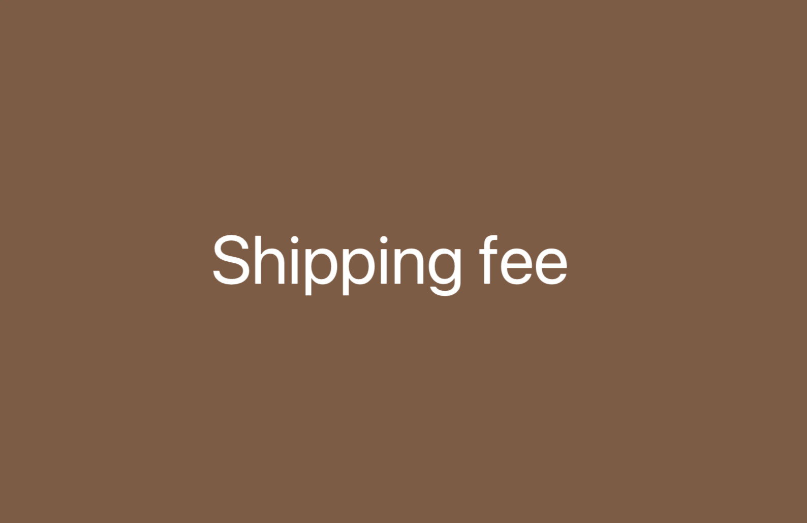 Shipping fee for others 200